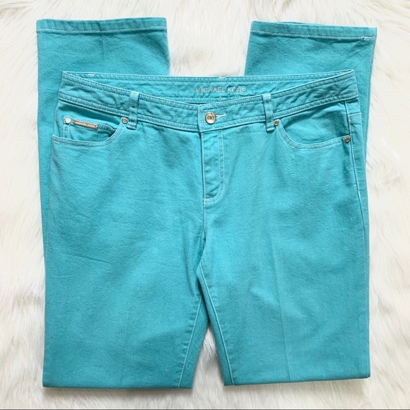 SOLD-Michael Kors Studded Logo Pocket Jeans - Picture 6 of 9